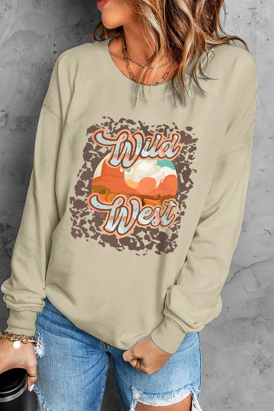 Wild West Graphic Pullover Sweatshirt