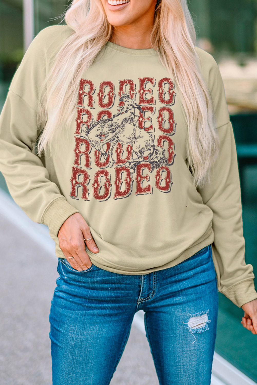 RODEO Knight Graphic Pullover Sweatshirt