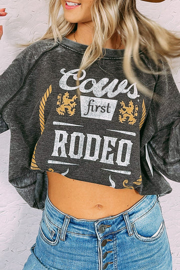 Coors Banquet RODEO Graphic Mineral Washed Sweatshirt