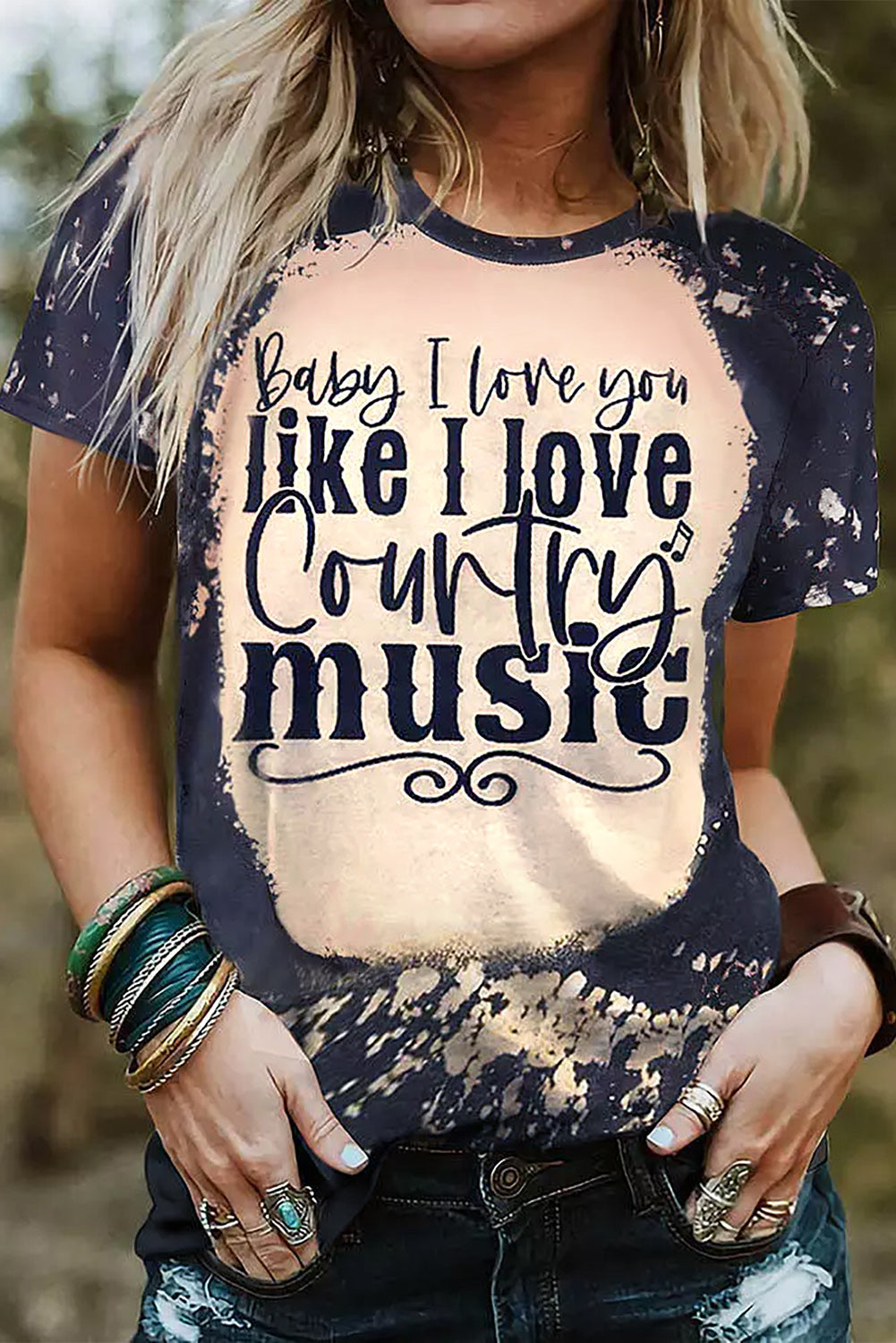 Baby I Love You Like I Love t Country music Graphic Tee