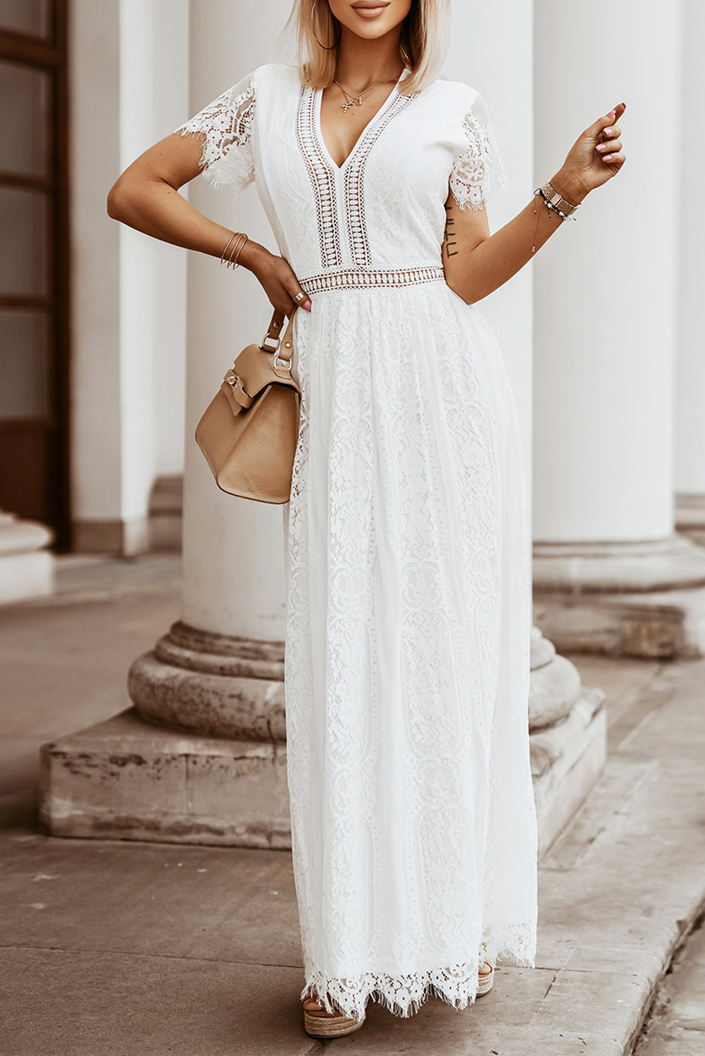 Fill Your Heart Lace Maxi Dress