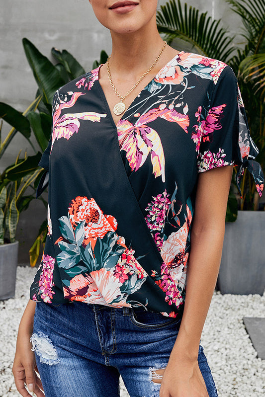 Floral Twist Top