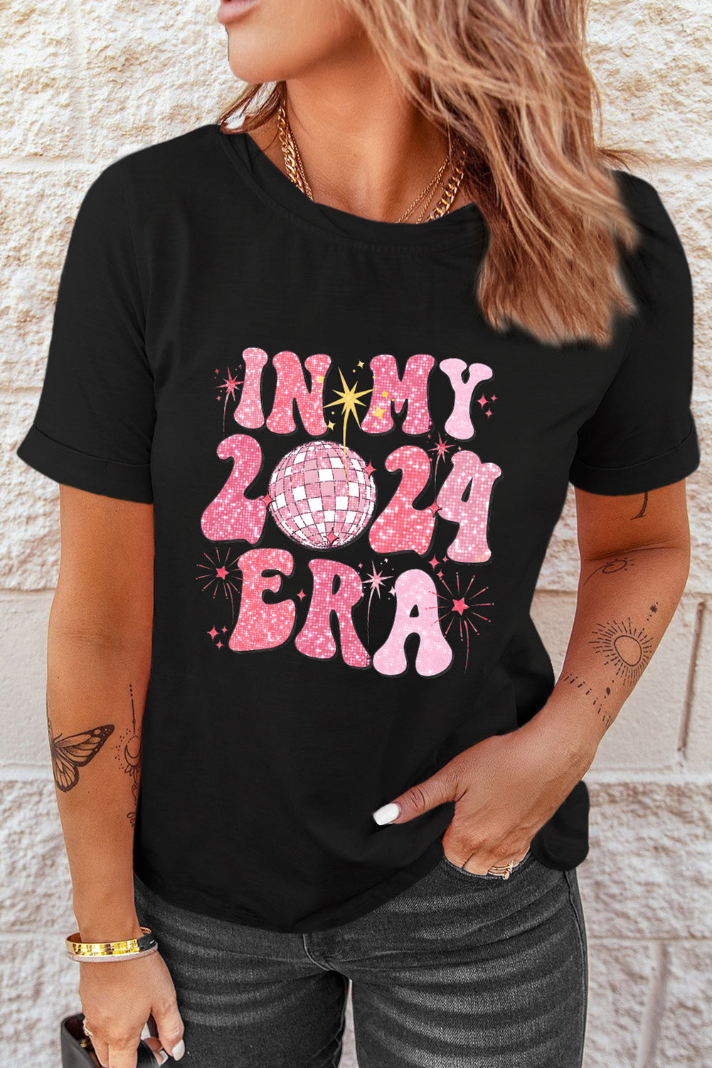 IN MY 2024 ERA New Year Graphic T-shirt